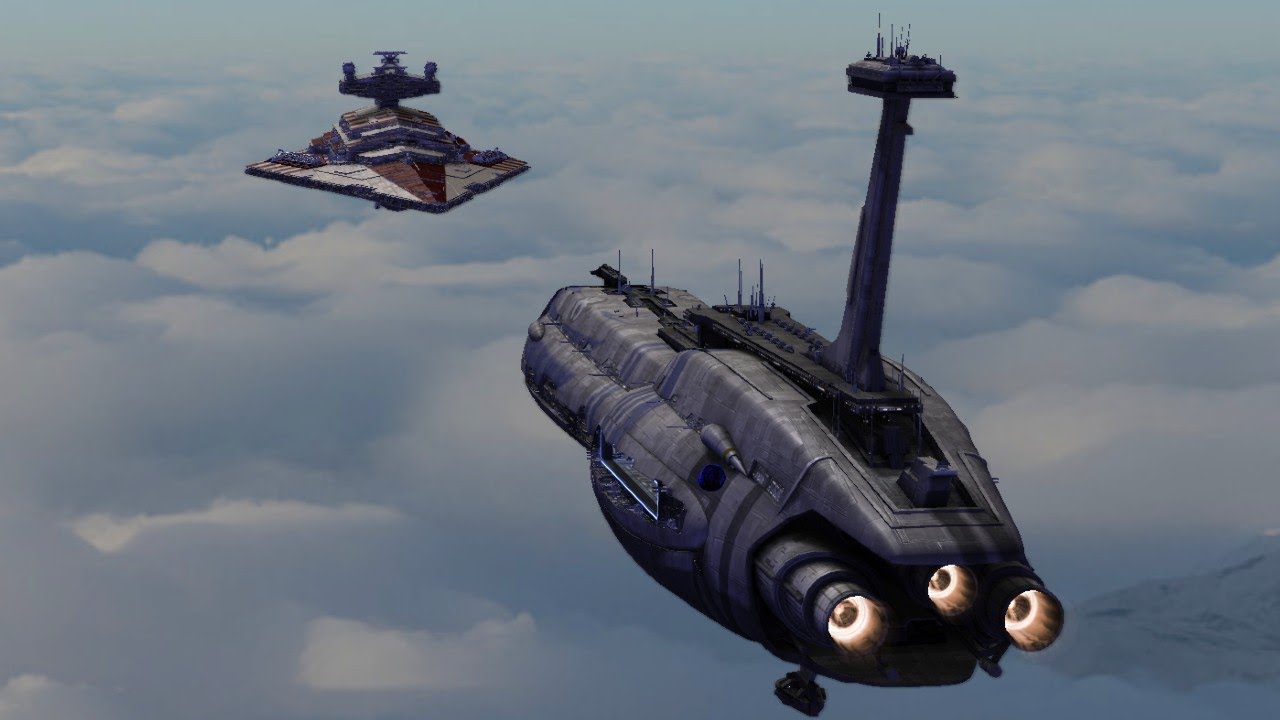 Invincible II vs Tector Star Destroyer - Star Wars Empire at War Remake NPC Battle