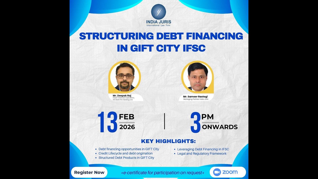 Structuring Debt Financing in GIFT City, IFSC
