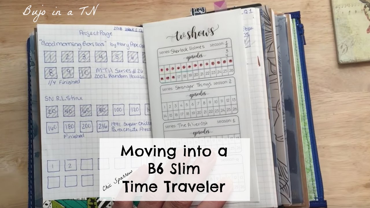 Bullet Journal in a Traveler's Notebook: Moving into a B6 Slim Time Traveler