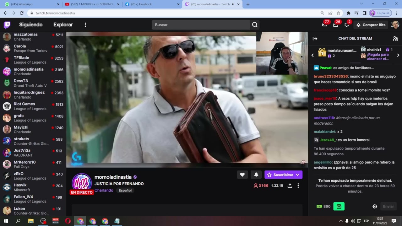 MOMO ME BANEA EN MENOS DE 10 SEGUNDOS