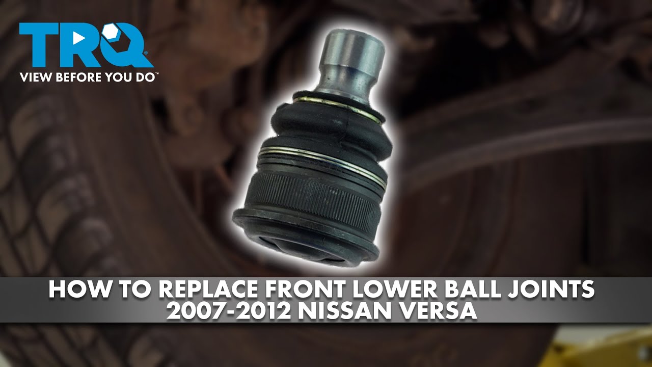 How to Replace Front Lower Ball Joints 2007-2012 Nissan Versa