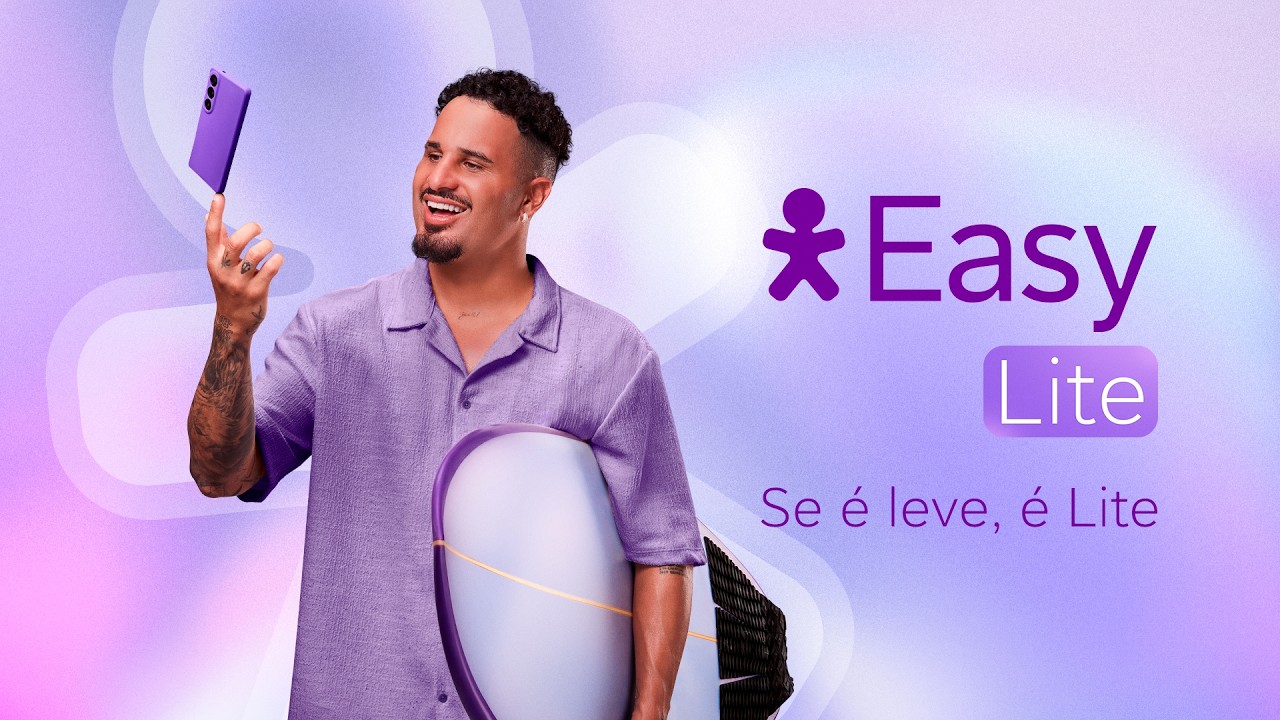 Easy Lite. O novo plano de celular ainda mais econ&ocirc;mico.