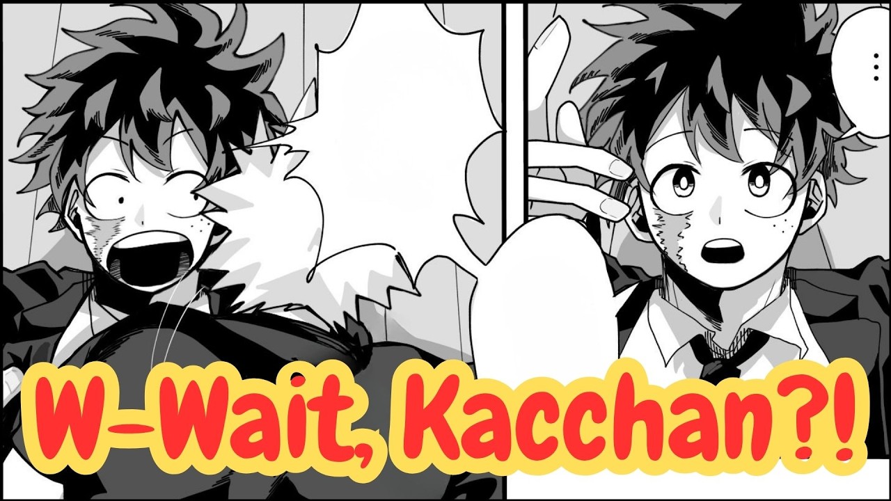 BakuDeku - Он притянул меня ближе...?! 😳💚 | Bakugo x Deku Comic Dub