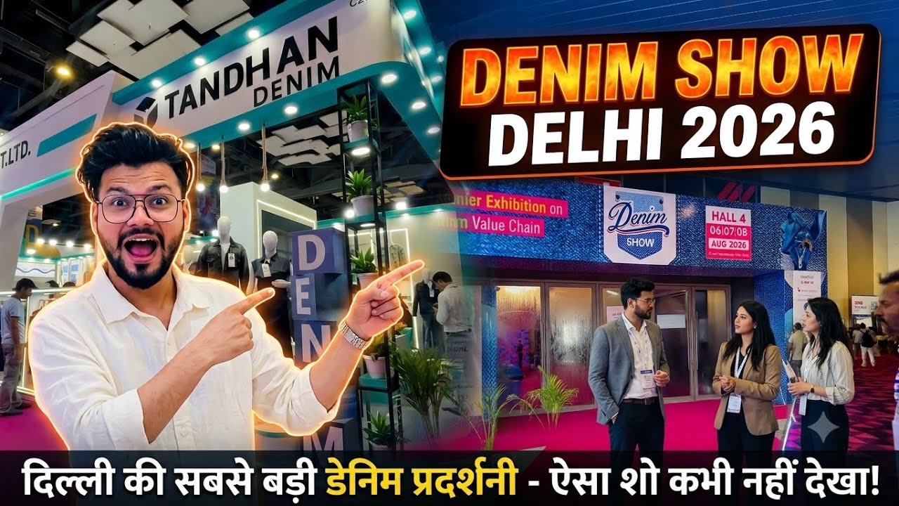🔥 Delhi Denim Show 2026 😱 India Ke Latest Denim Fashion Trends | Bharat Mandapam Full Tour 👖