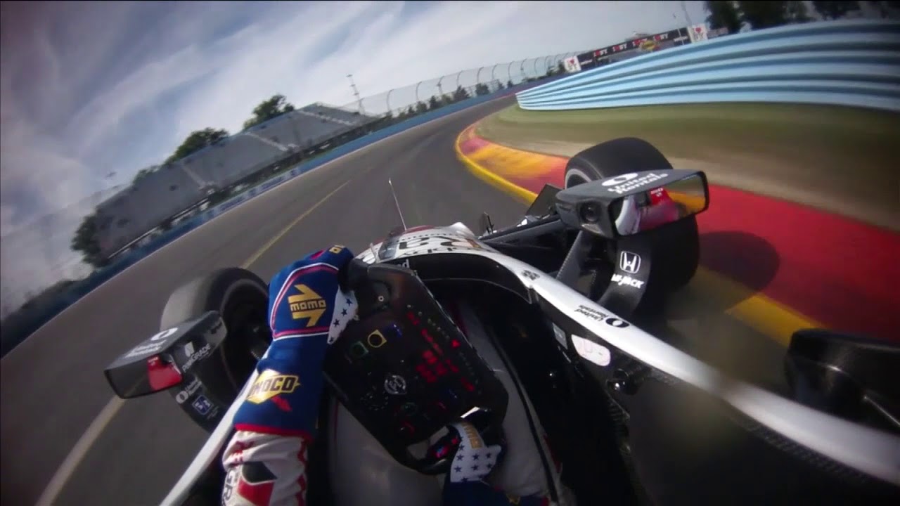 VISOR CAM: Graham Rahal at Watkins Glen International