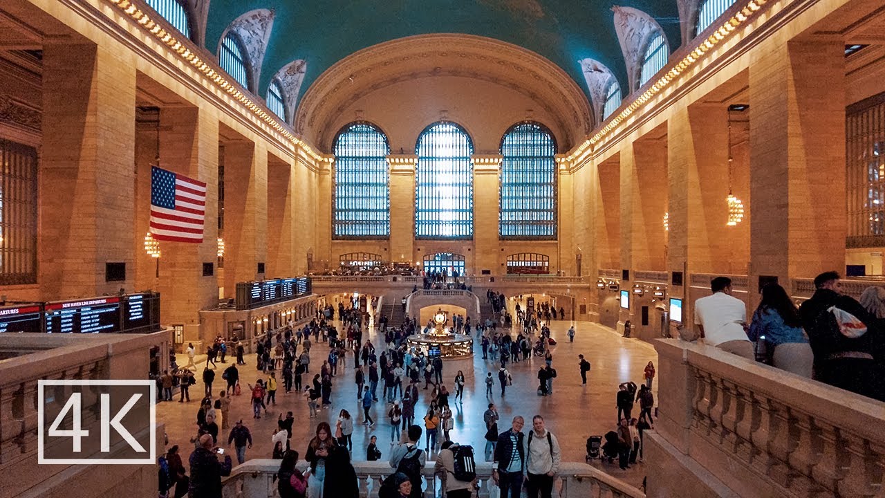 [4K] Grand Central Terminal New York City - Walking Tour
