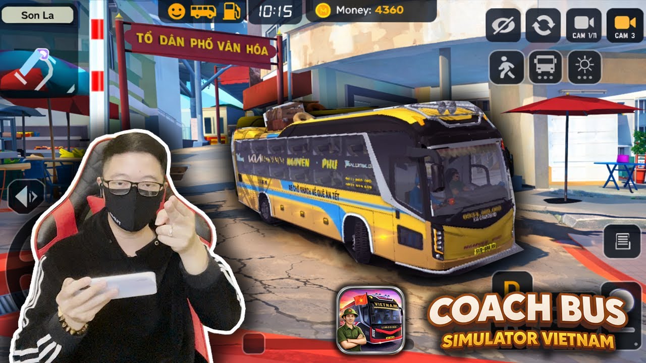 Coach Bus Simulator Vietnam - Trải nghiệm đầu tiên xe giường nằm Limousine 34P Kia GranBird | Tập 01