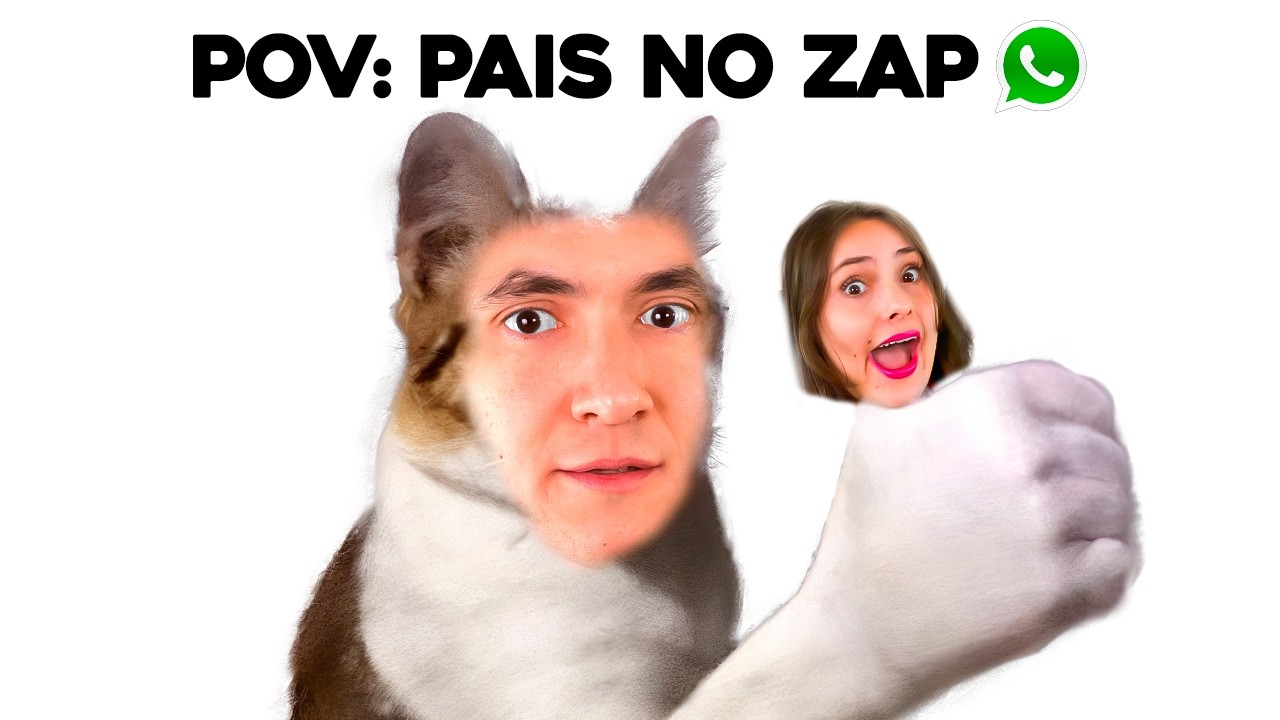 PROVANDO QUE PAIS NO WHATSAPP SÃO MEMES AMBULANTES