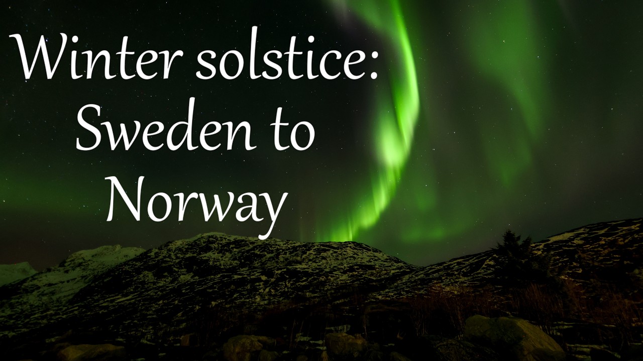 Winter solstice in Tromso and Kiruna