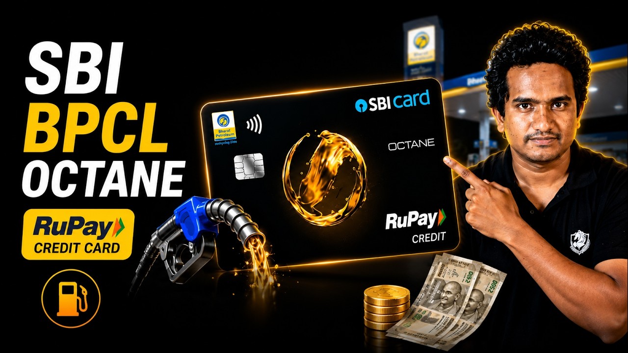 ⛽ SBI BPCL Octane RuPay Credit Card 🔥 Full Review & Benefits in Telugu