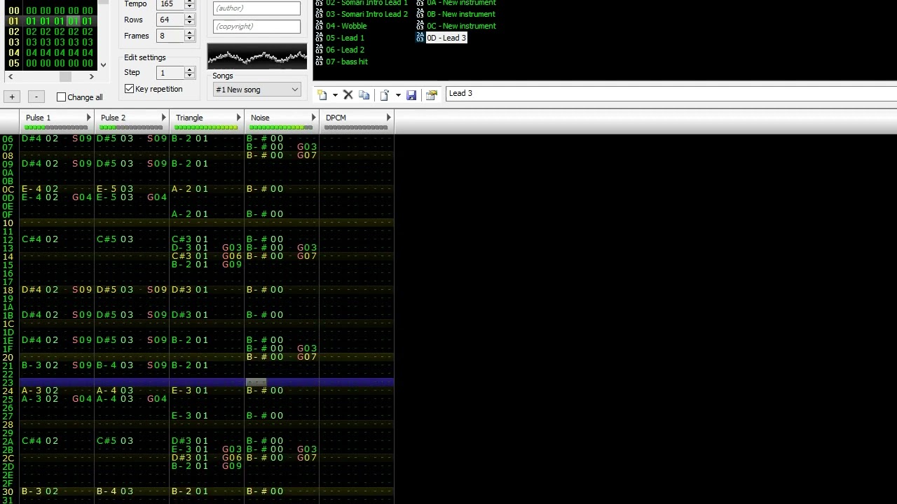 Somari 2 - Title Screen (FamiTracker)