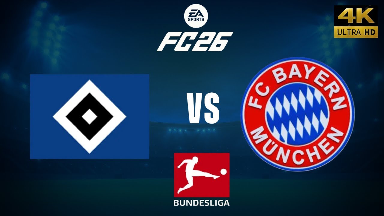 FC 26 - Hamburger vs Bayer Munich - Bundesliga 25/26 Full Match - PC [4K60]