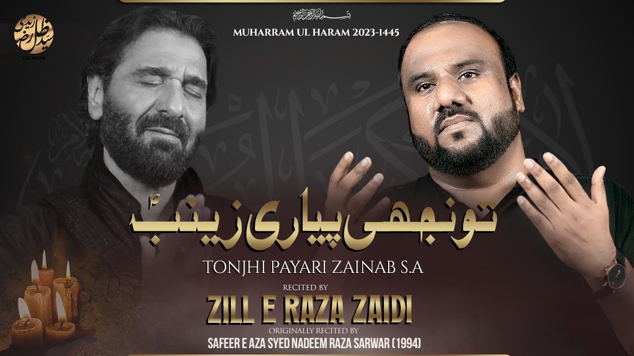 Tunjhi Piyari Zainab (Sindhi) | Zill e Raza Zaidi Nohay 2023 | Nadeem Sarwar | Noha | Muharram 2023