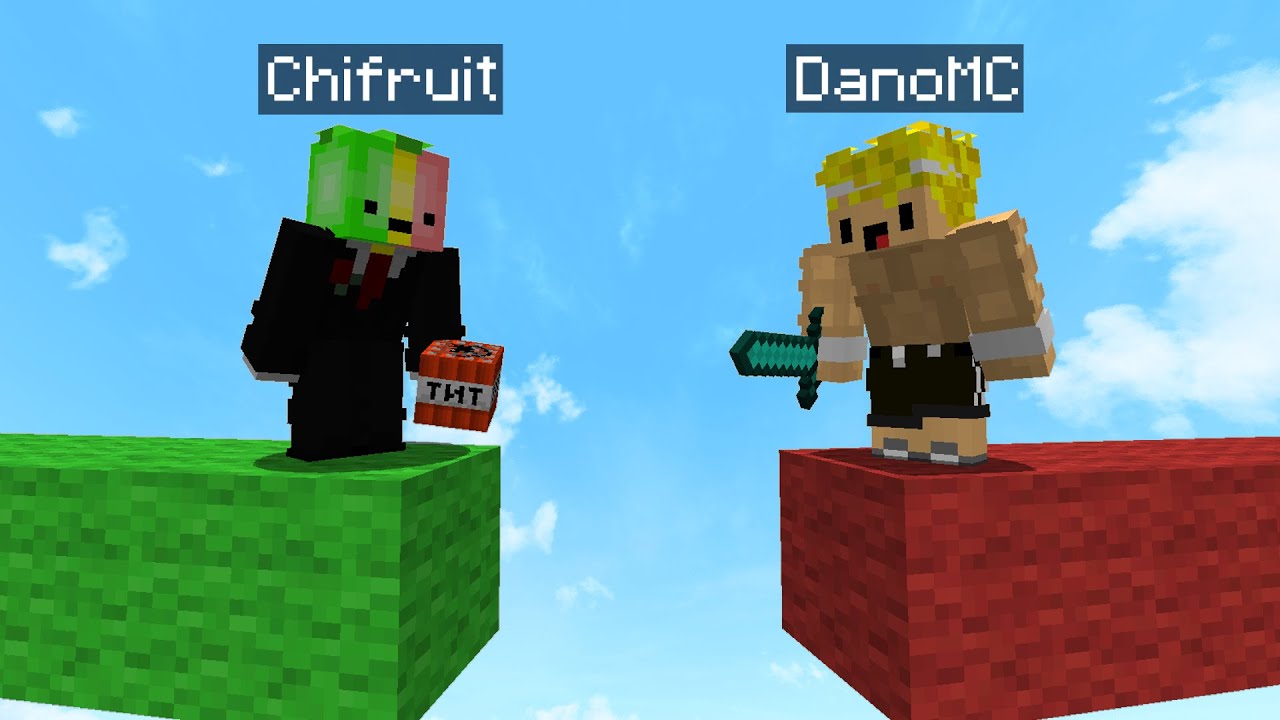 CHIFRUIT y DANOMC juegan BEDWARS y PASA ESTO...