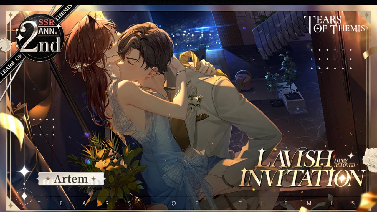 To my Beloved @Tearsofthemis_en Artem 2nd Anniversary SSR | Lavish Invitation ​[Eng Sub](JP Dub)​⁠
