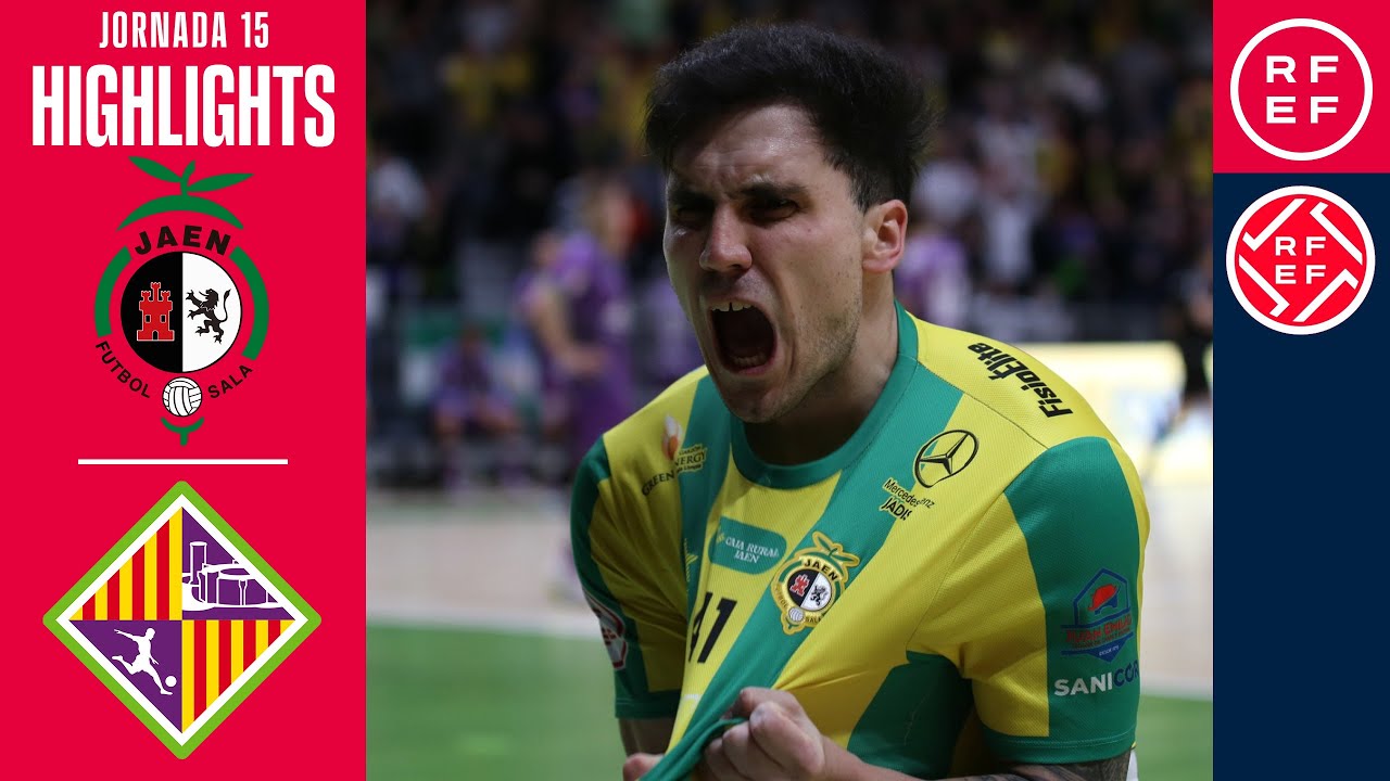 Resumen #PrimeraDivisi&oacute;nFS | Ja&eacute;n Para&iacute;so Interior 4-2 Illes Balears Palma Futsal | Jornada 15