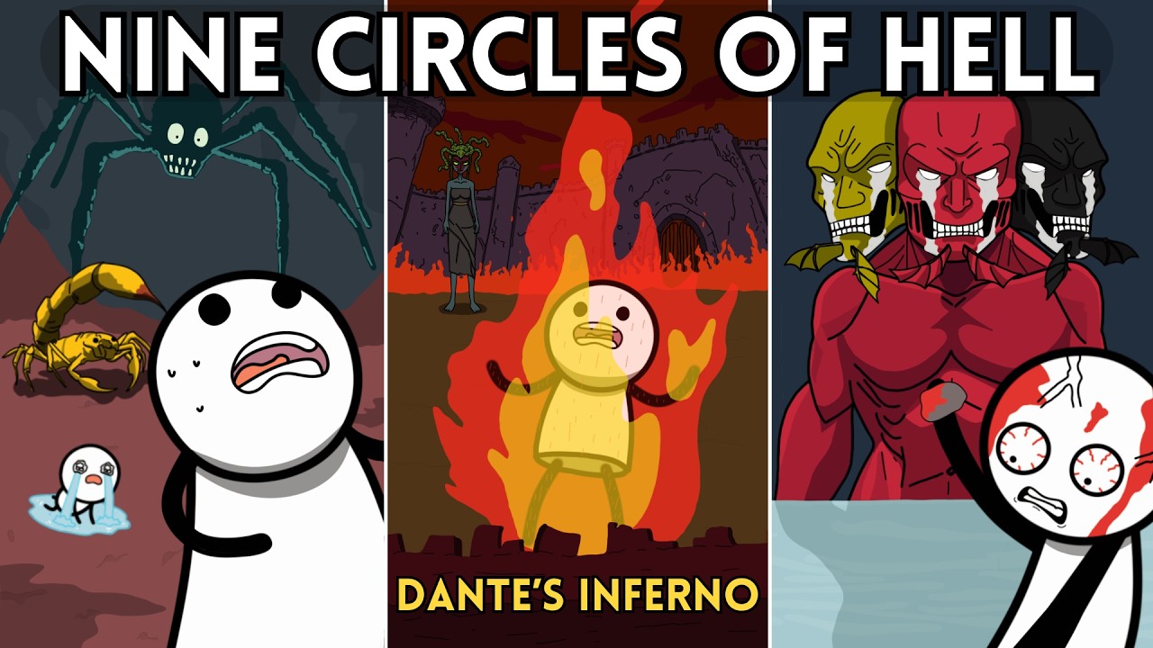 Every Level of Hell Explained Animated — Dante’s Inferno