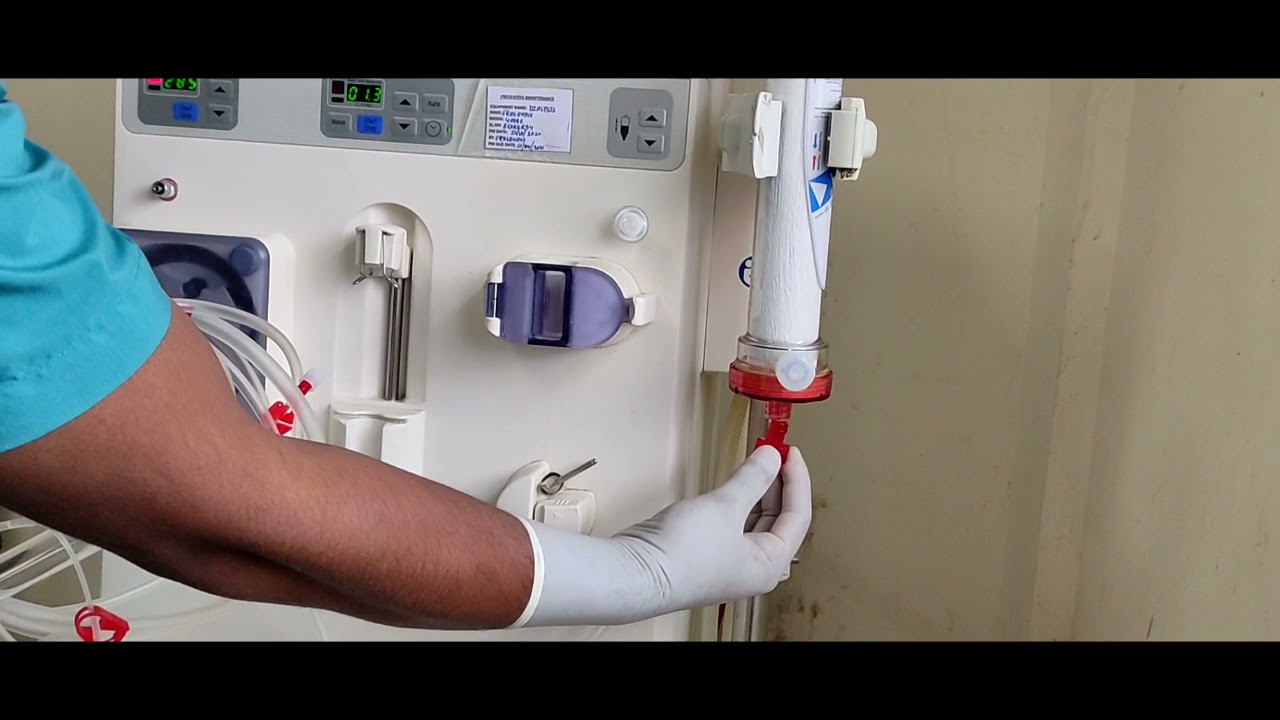 FRESENIUS 4008S Dialysis Machine Tubing Set Fittings/ Easy Process/Hemo Dialysis procedure.
