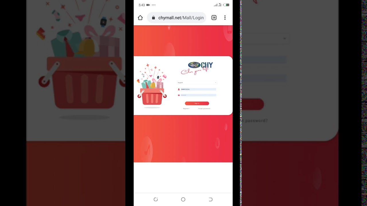 How to trade CHY Mall using the website