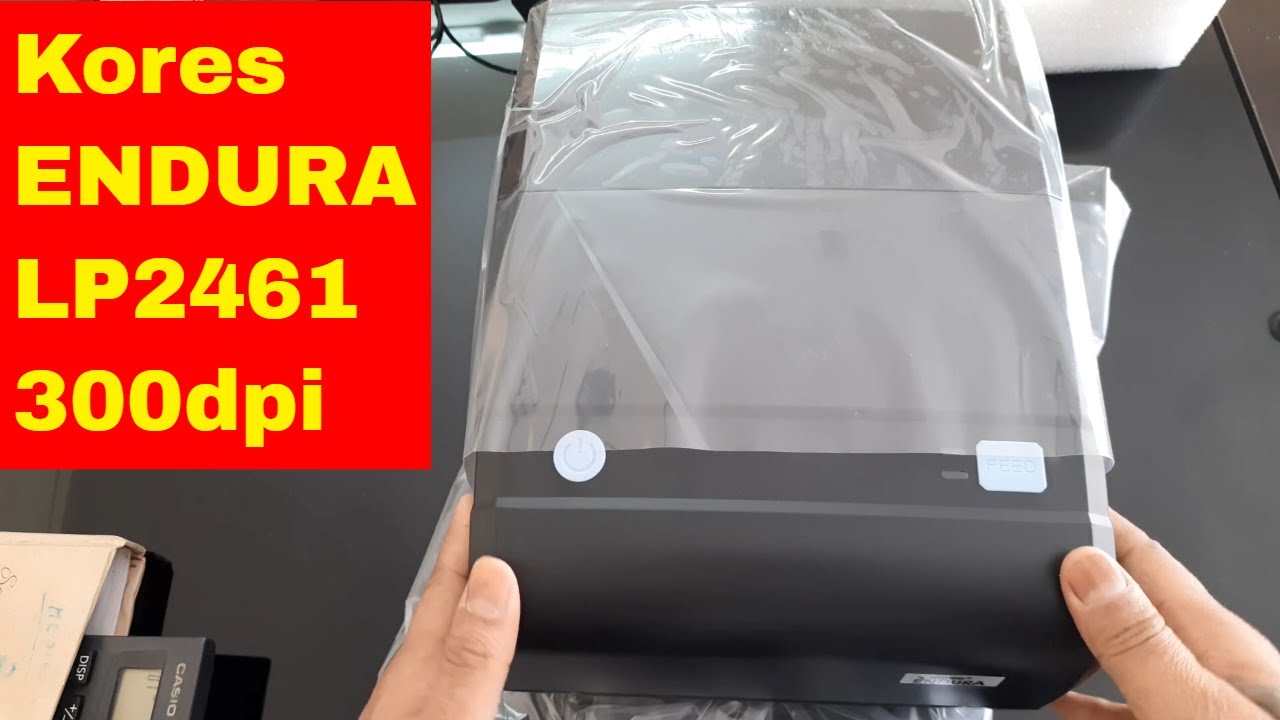 Kores ENDURA LP2461 300dpi | Barcode Label Printer | Full On Unboxing | Hindi Video @TechGuruMukesh