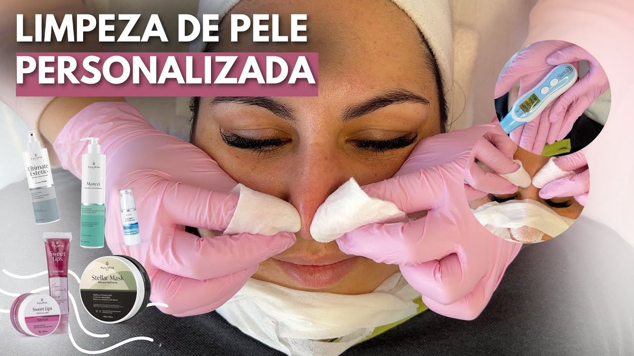 Limpeza de Pele Personalizada com produtos Tulípia