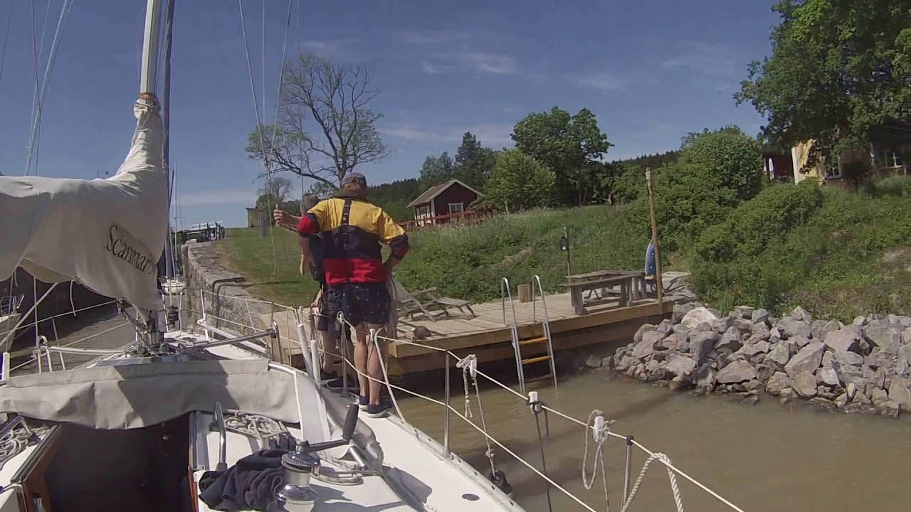 Göta Kanal Mem till Berg slussar