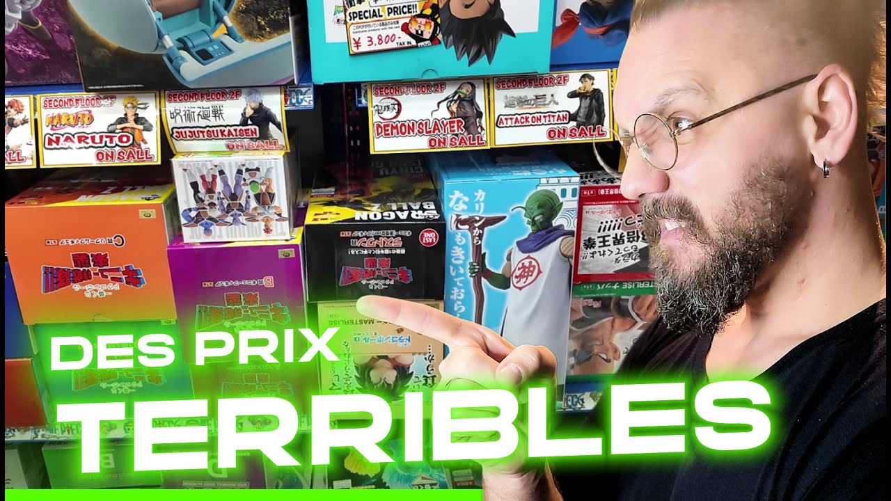 A la RECHERCHE de BADDACK dans AKIHABARA ! - VLOG Dragon Ball Figurines Visite Japon Tour