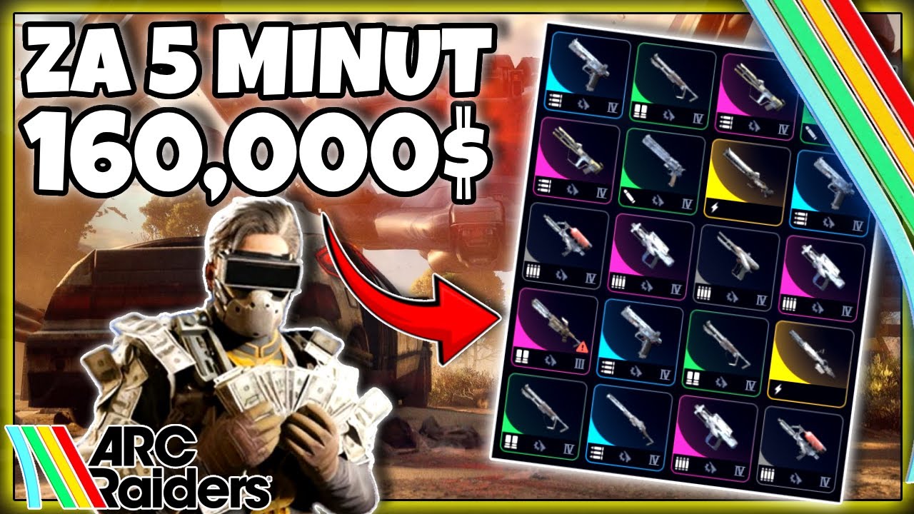 ŠÍLENÝ LOOT ZA 5 MINUT!!! Arc Raiders