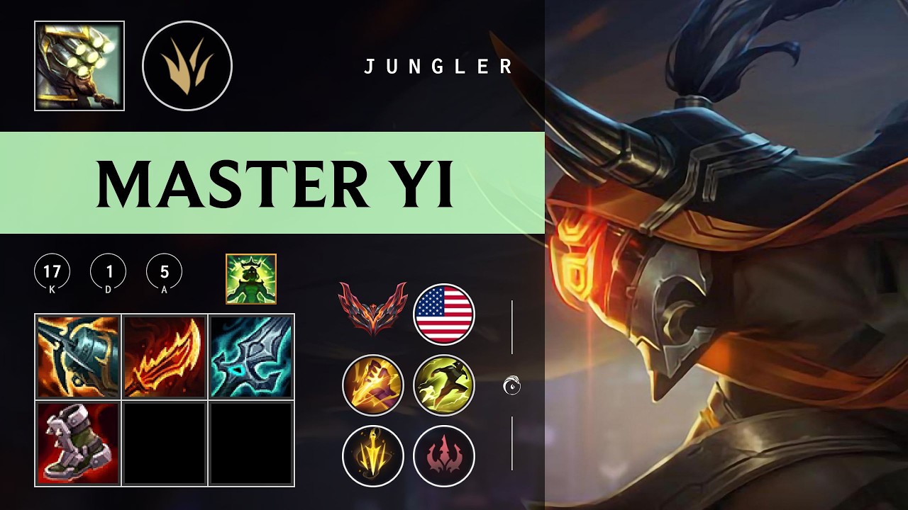 Master Yi Jungle vs Jarvan IV - NA Grandmaster Patch 26.03