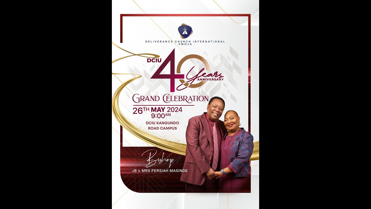 40th ANNIVERSARY CELEBRATION SERVICE