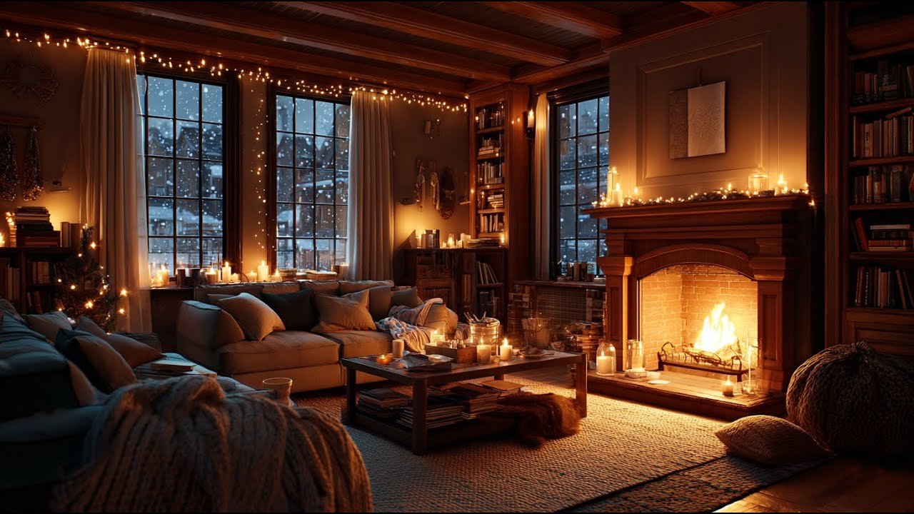 🧶 Cozy Christmas Knitting ❄ Gentle Winter Music for Peaceful Creative Moments