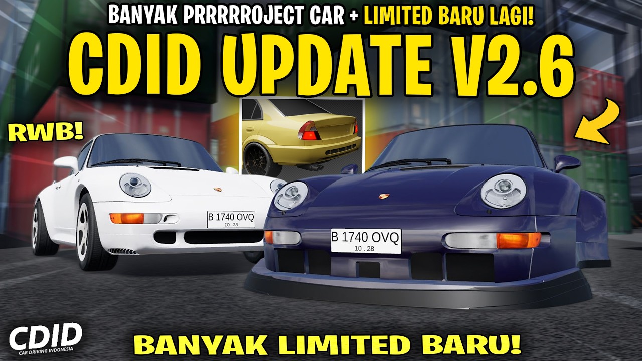 NEW PORSCHE RWB CAR INFO CDID UPDATE V2.6! MANY LIMITED TUNED - CDID V2.6 Roblox