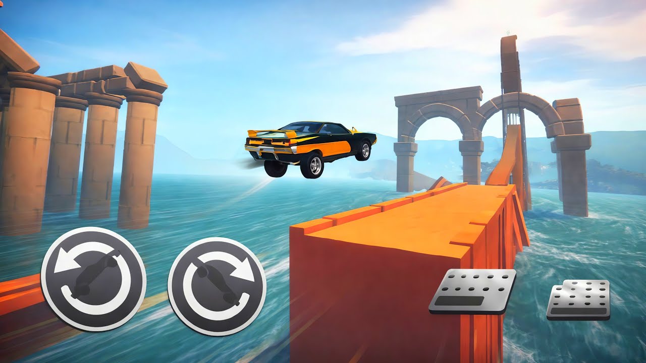 STUNT CAR EXTREME BEAT THE SEA AND CONTAINER PART 5 SIMULATOR 3D GAME 