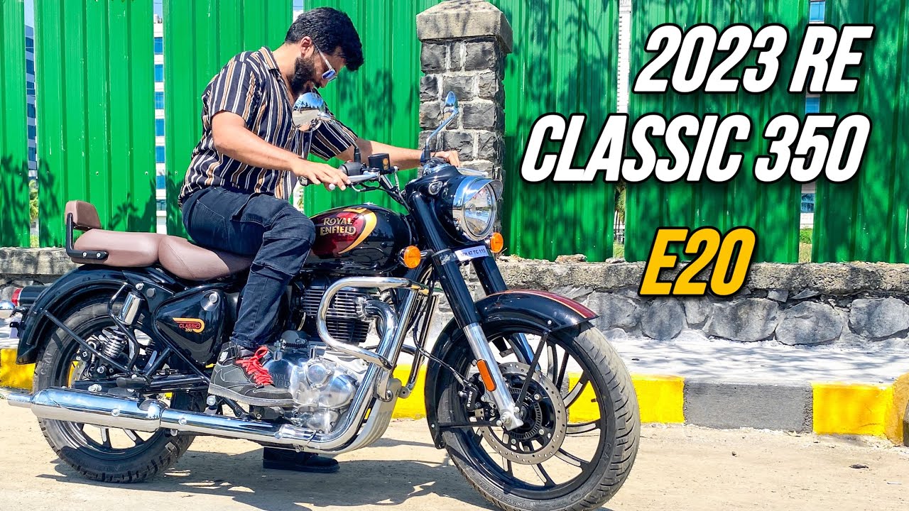 Newly Updated 😍✨ 2023 Royal Enfield Classic 350 - E20 OBD2 - Full Ride Review 🔥