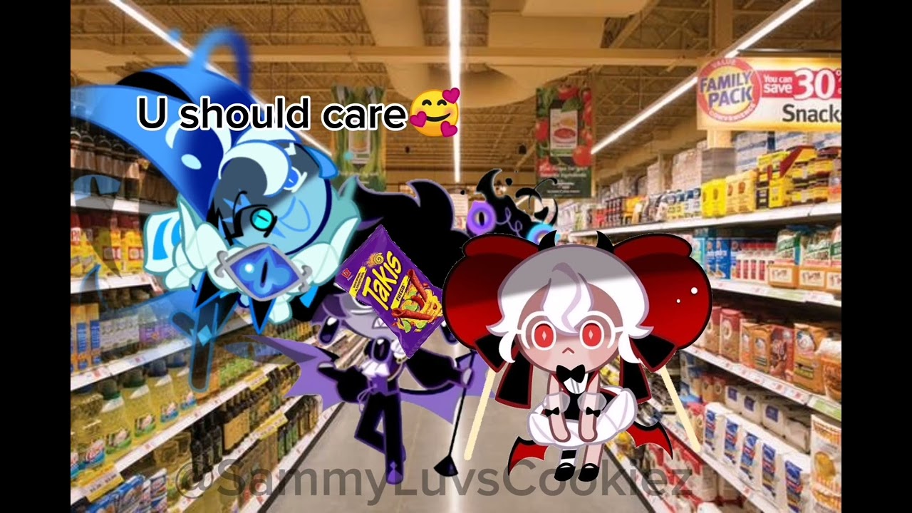 POV:shadow milk cookie,candy apple cookie and black sapphire cookie be like...