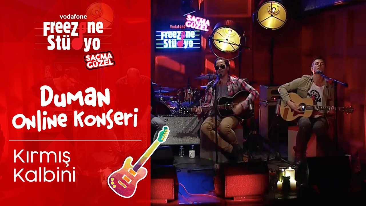 Duman - Kırmış Kalbini | FreeZone St&uuml;dyo Duman Online Konseri #kayıttayız