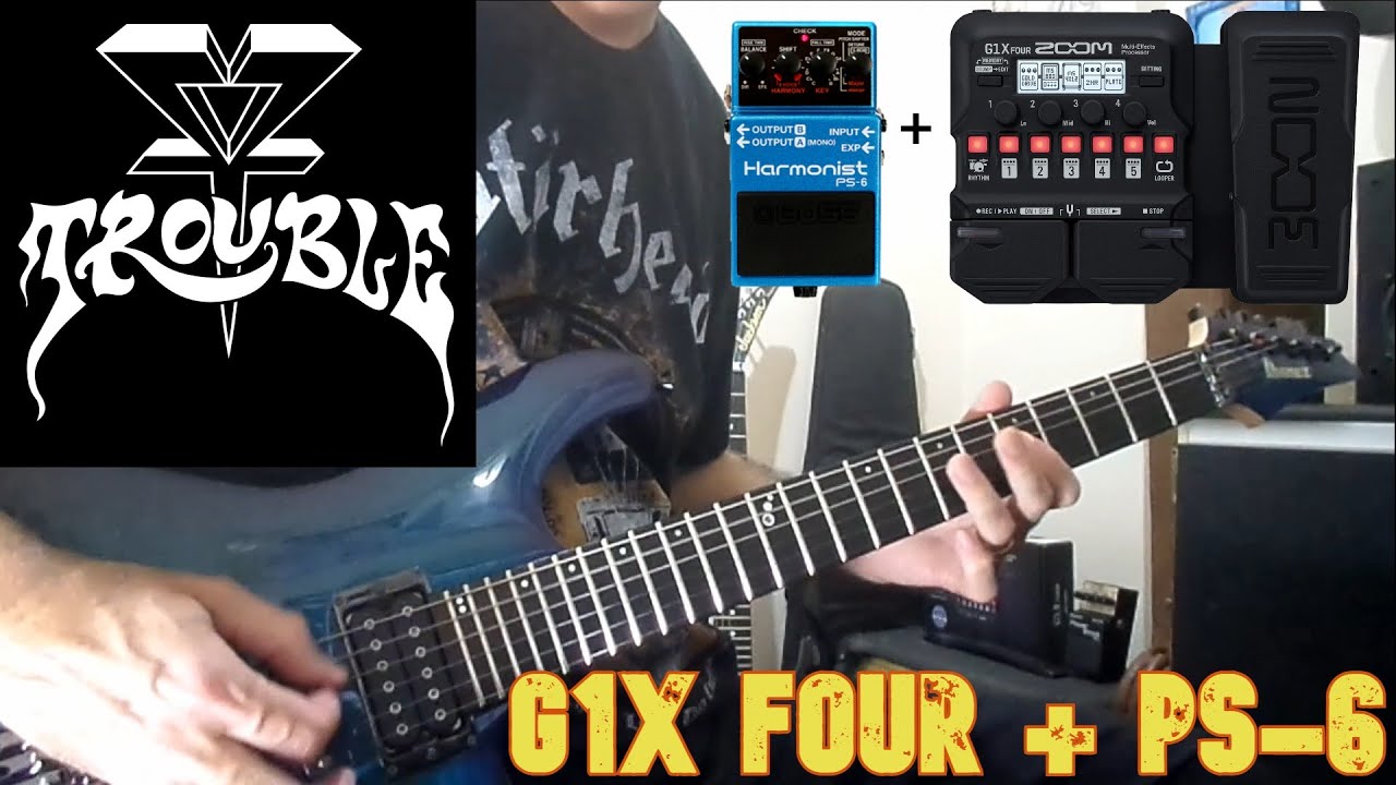 TROUBLE - Assassin - Guitar Cover (Zoom G1X Four + Boss Harmonist PS-6)