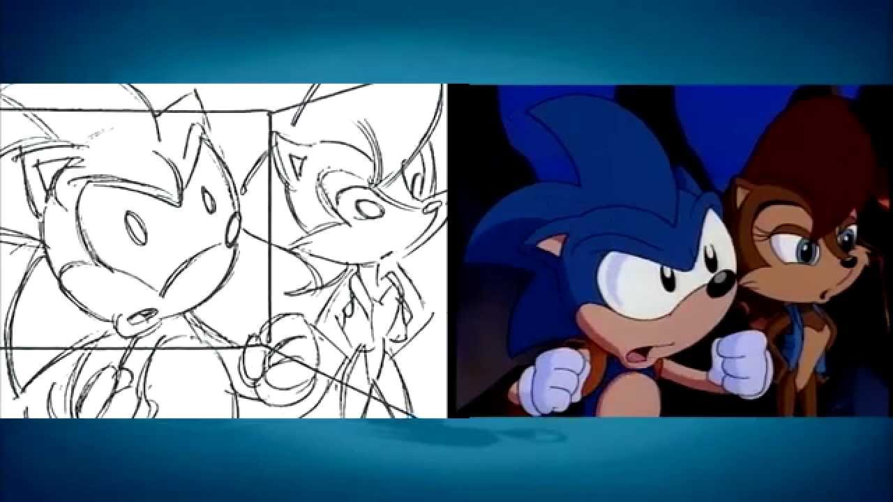 Sonic SatAM Storyboard comparison of the final episode