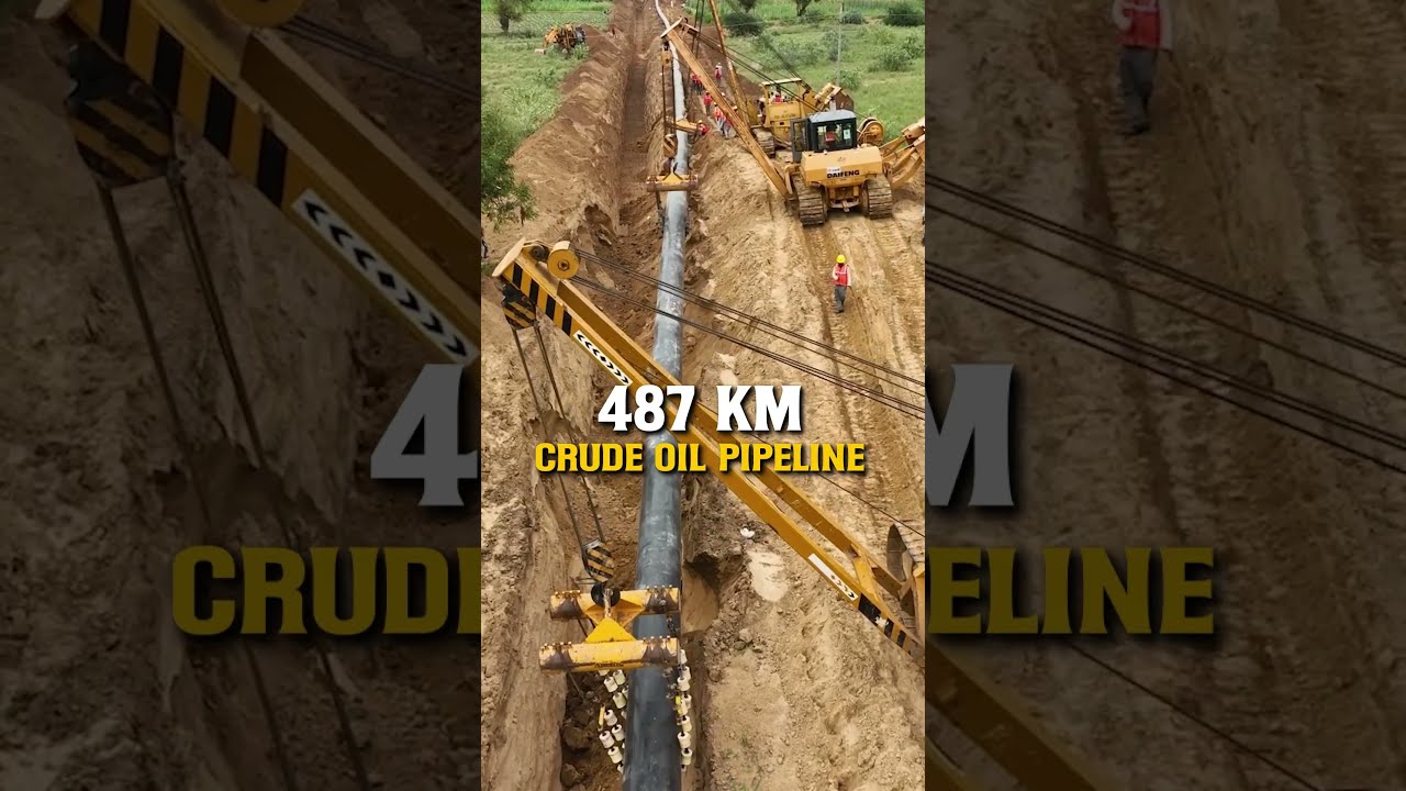 487 KM Crude Oil Pipeline | Megha Engineering