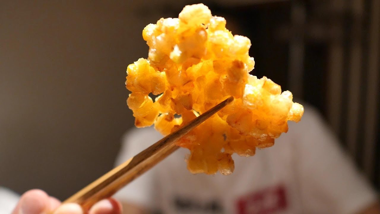 [튀김요리]호불호가 갈릴래야 갈릴수가없는 야채요리 Corn and Shrimp Tempura, The best maches!