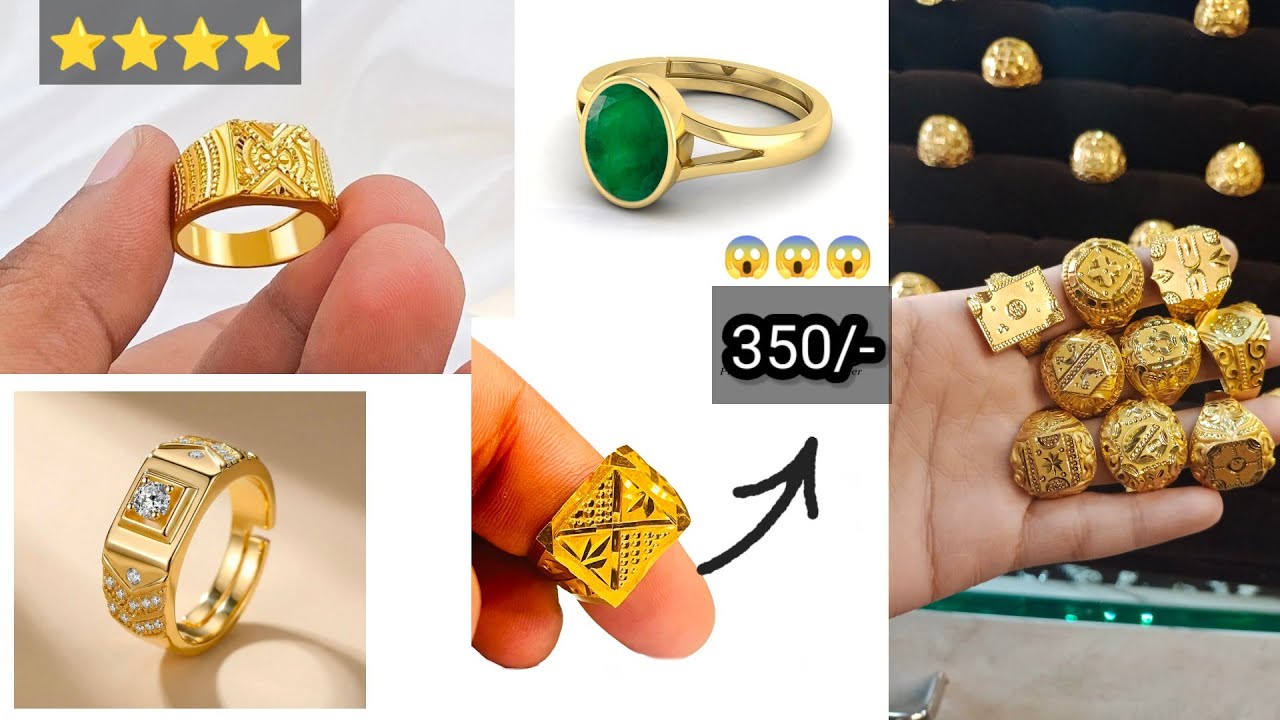 20 karat Gents/Mens FINGER RING IN JUST 350/-gm || varieties of design available ❤️✨