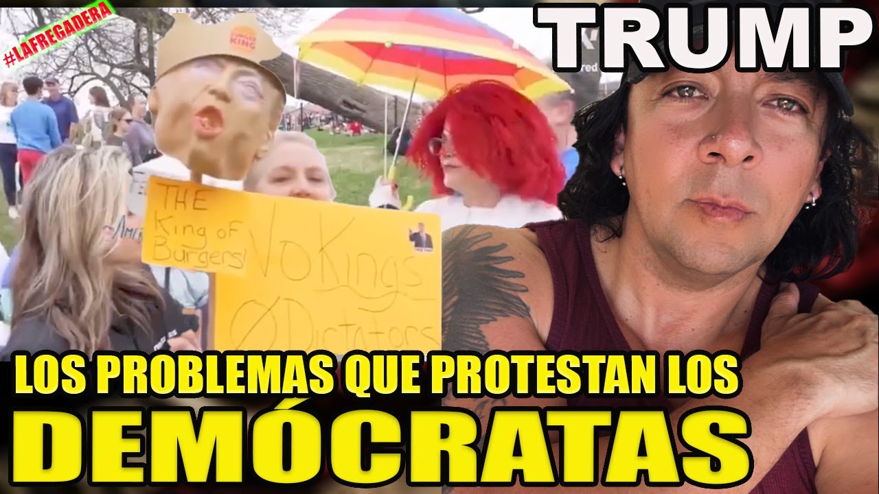 ENMEDIO DE UNA PROTESTA DEM&Oacute;CRATA