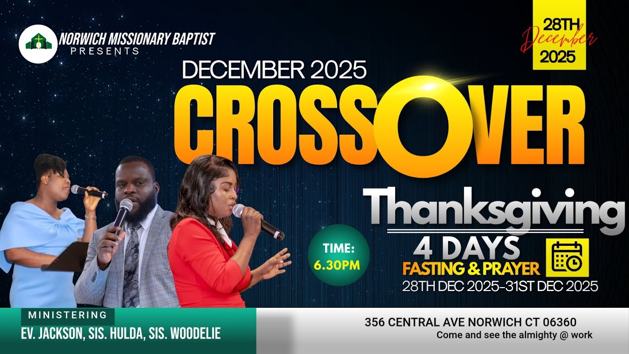 CROSSOVER THANKSGIVING SERVICE 2 - (Dec 29th  2025)