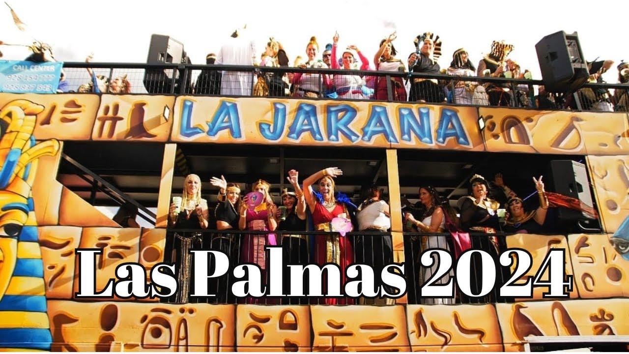Carroza LA JARANA 2024 Las Palmas de Gran Canaria.