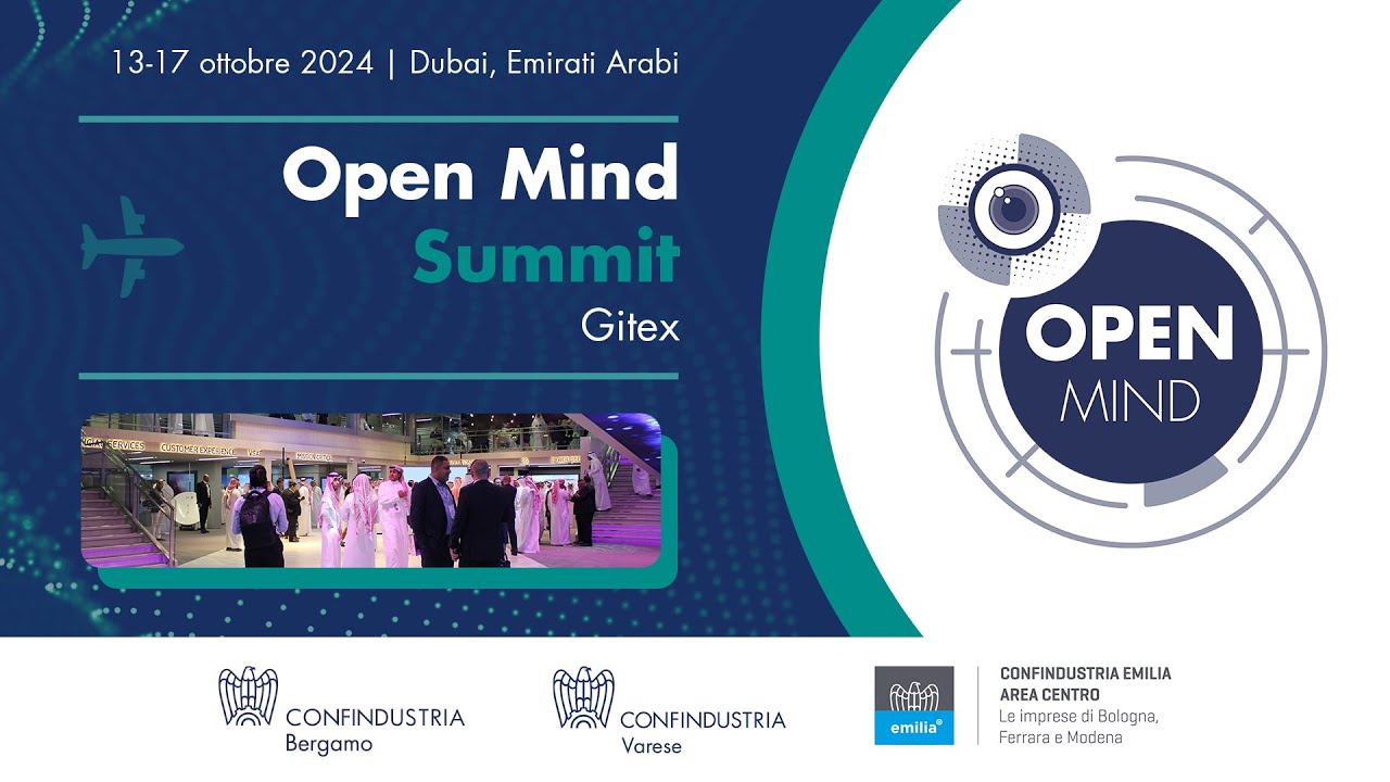 Presentazione Open Mind Summit Gitex 13-17 ottobre 2024 | Dubai, Emirati Arabi