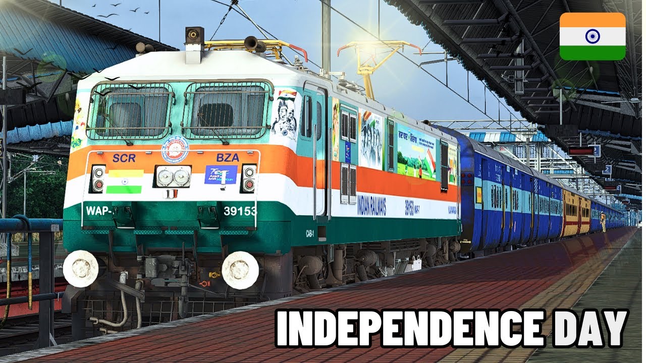 78th INDEPENDENCE DAY SPECIAL TRAINS IN INDIAN RAILWAYS || TRAIN SIMULATOR 2024 || TRI COLOUR TRAINS