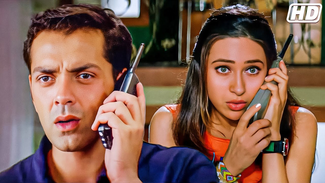 क्या बात कर रही हो तुम? कहाँ हो, बताओ — मैं अभी आता हूँ | Bobby Deol, Karisma Kapoor Romantic Scene
