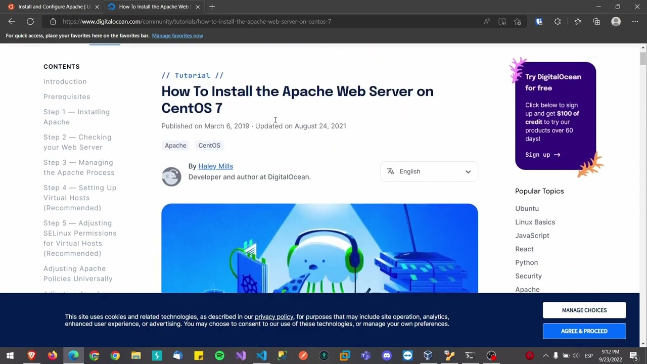 Instalar un Servidor Web Apache en Ubuntu Server