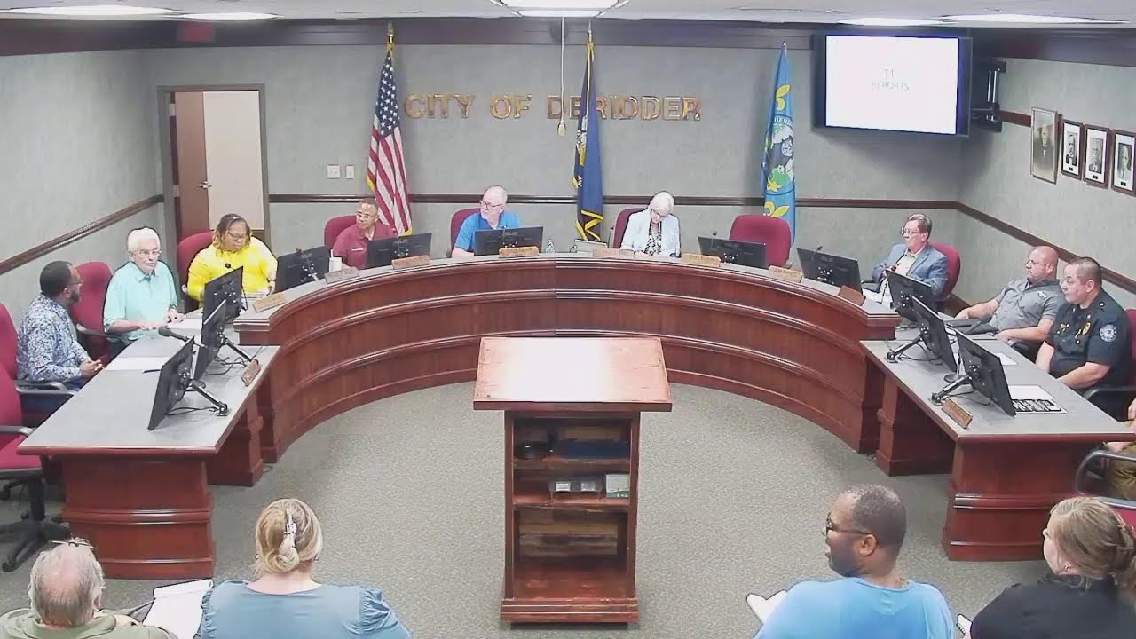 DeRidder City Council Live Stream
