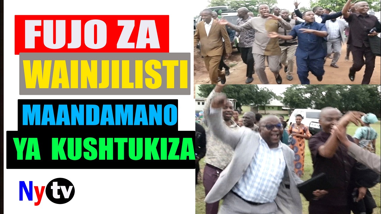 BARIADI YA ZIZIMA  WAINJILISTI WAINGIA BARABARANI KWA MAANDAMANO YA KUSHTUKIZA HADI UWANJANI